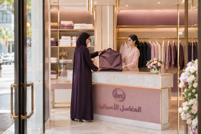 Illustrative branch handover — مشهد توضيحي للتسليم